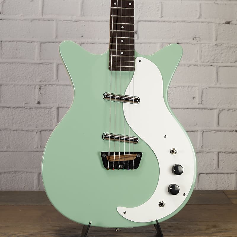 Danelectro Stock 59 Electric Guitar Aqua Reverb