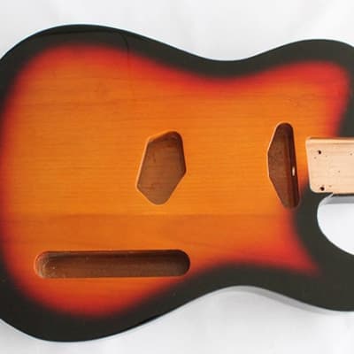 Tele Guitar Body Alder Wood Sunburst T Gloss Finish Not Reverb