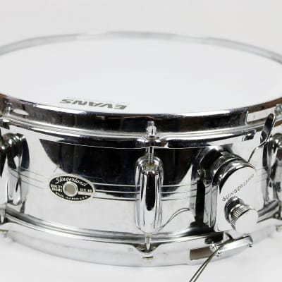 1970s Slingerland 8 Lug 5 X14 Gene Krupa Sound King Snare Reverb