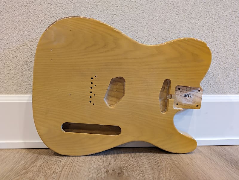 Mjt Vtt Tele Semi Hollow Body Butterscotch Blond Blonde Reverb