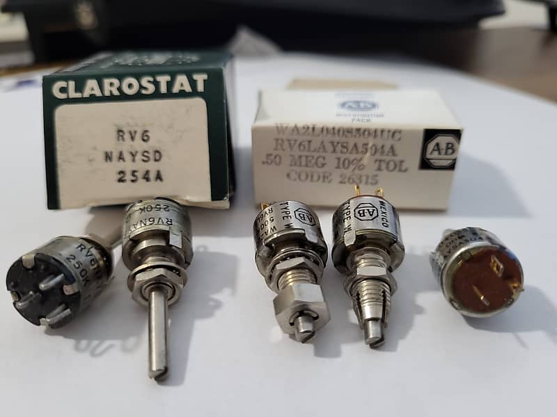 Allen Bradley Mini Potentiometers 1970 S Or 1980 S Reverb