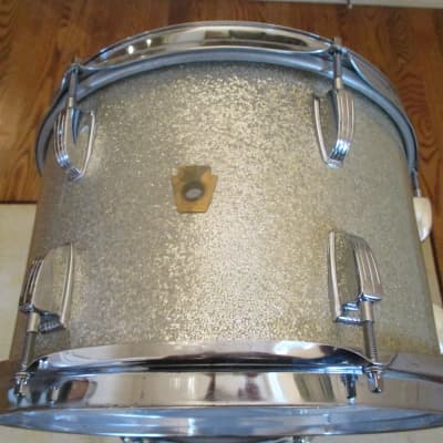 Vintage Slingerland X Bass Drum Gold Sparkle Reverb