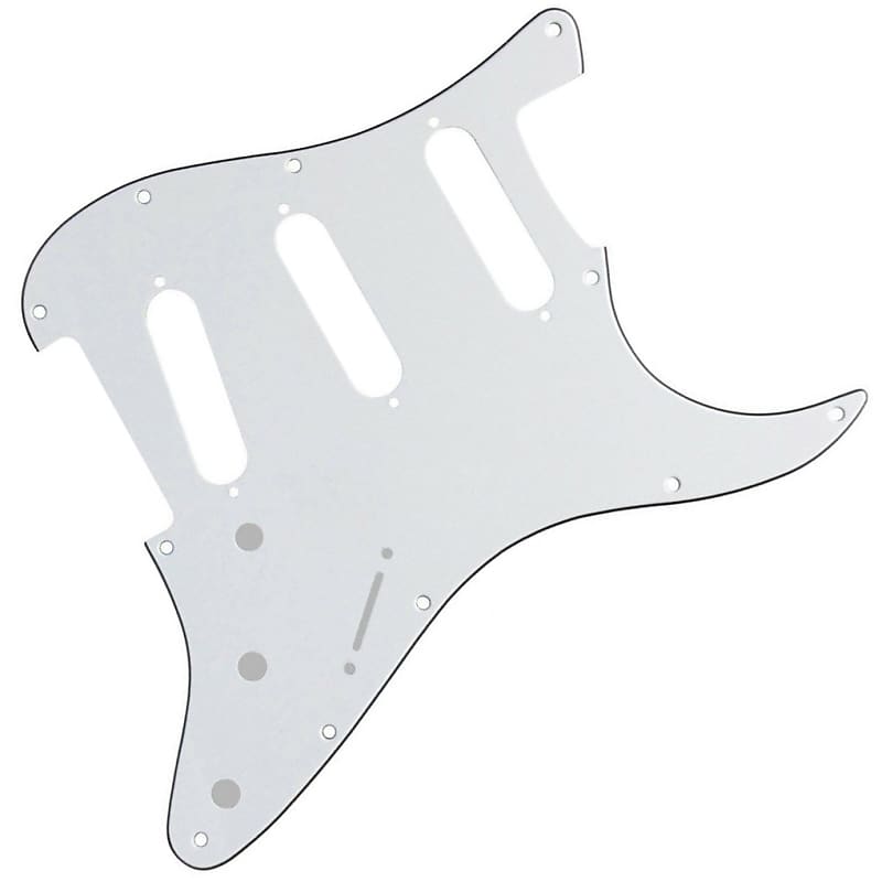 Stratocaster Strat Humbucker Sss Ply Pickguard Holes Reverb