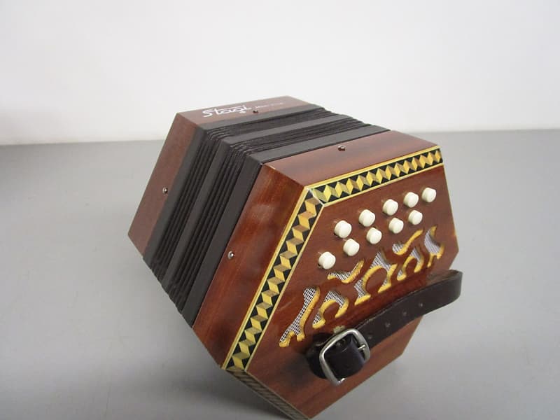 Stagi C Mahogany Concertina C G Reverb