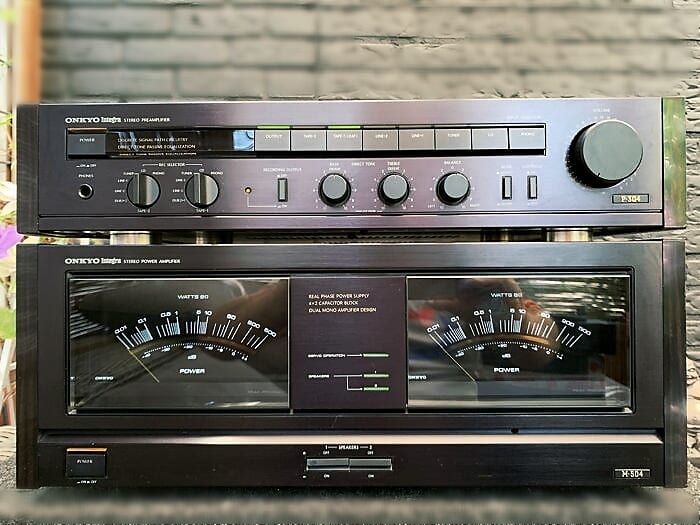 Onkyo Integra M Amplifier P Stereo Preamplifier Great Reverb