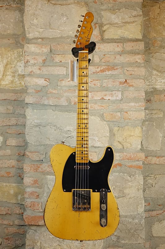 Franchin Mars Tele Ss Relic Butterscotch Blonde Reverb