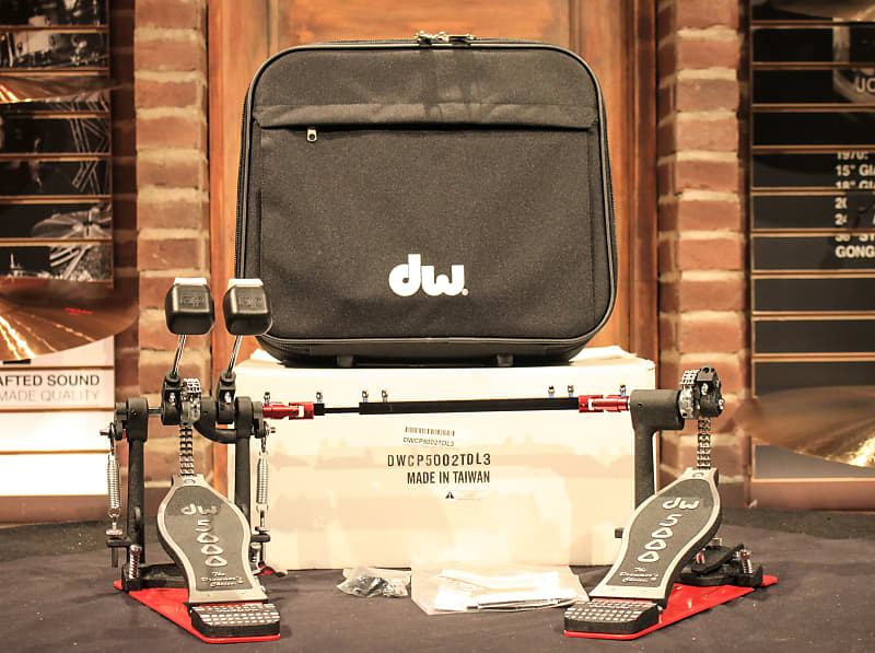 DW 5000 Turbo Double Bass Drum Pedal Left Handed Reverb UK