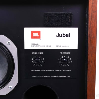 Vintage Jbl L Jubal Floorstanding Speakers Refoamed Reverb