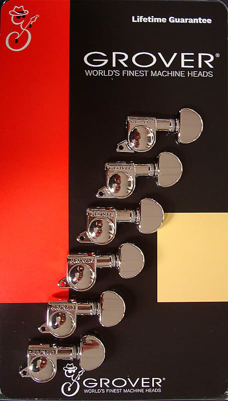 Grover N Mini Rotomatic In Line Tuning Machine Nickel Reverb