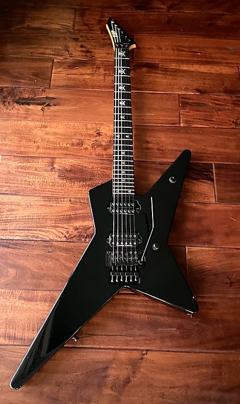 Esp Custom Shop Anchang Star As Sm Black Sex Reverb