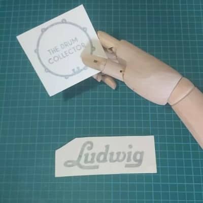 Ludwig S Vintage Repro Logo Adhesive Vinyl Decal For Reverb