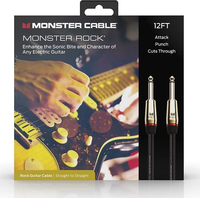 Monster 600540 00 Prolink Rock 1 4 Instrument Cable 12 Ft Reverb