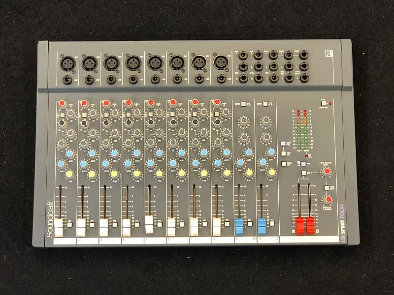 Soundcraft Spirit Folio 12 2 Mixer Reverb