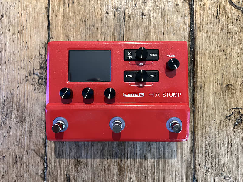 Line 6 HX Stomp Multi Effect And Modeler Red Reverb UK