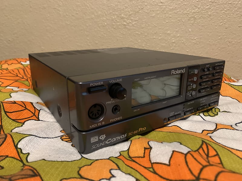 Roland SC 88pro 1990s Sound Canvas Module Reverb