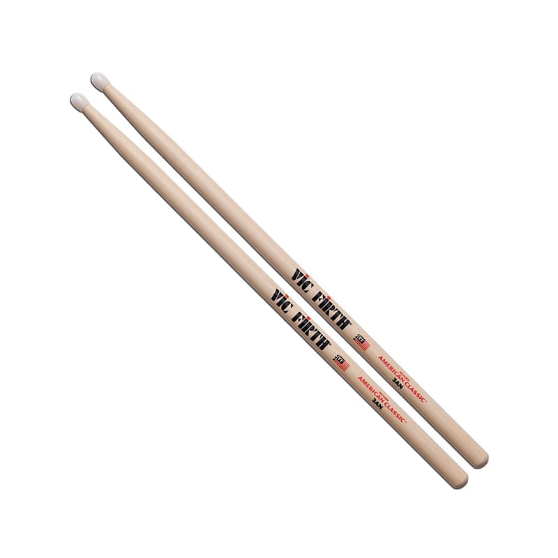 Vic Firth American Classic Hickory 3A Nylon Tip Reverb