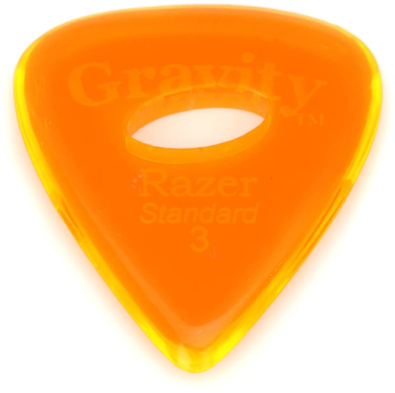 Gravity Picks Razer Standard Size 3mm With Elipse Hole Grip Reverb