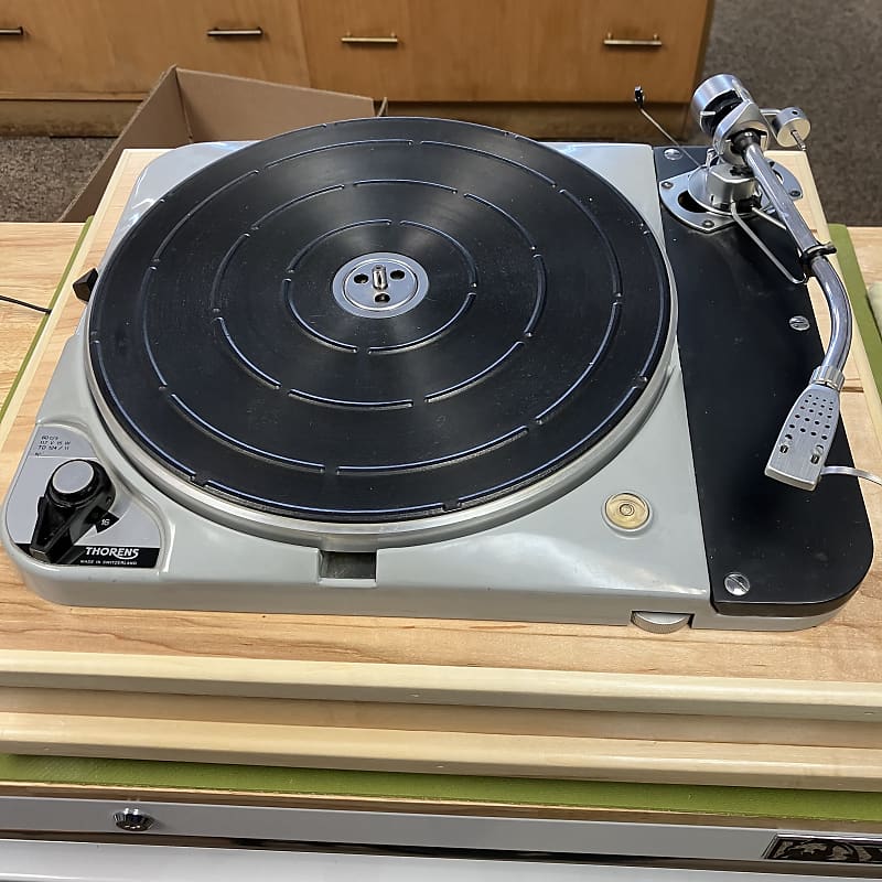 Thorens TD 124 Mk II Turntable Vintage 1960 S With Shure SME Reverb