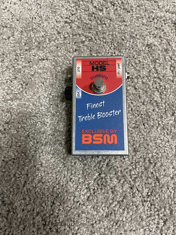 BSM Model HS Finest Treble Booster 2020s Reverb