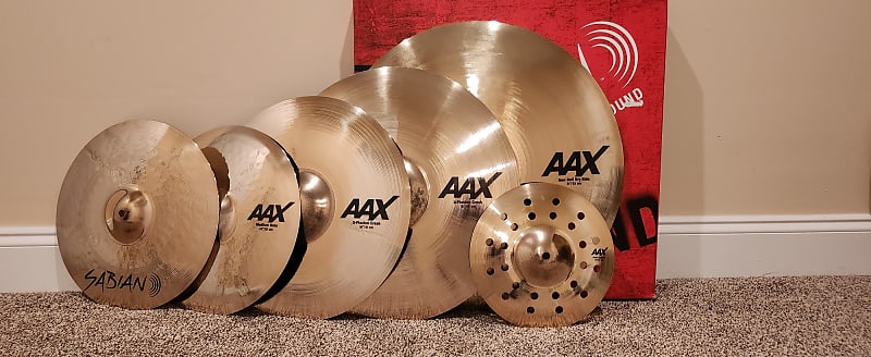 Sabian Sabian AAX Praise And Worship Cymbal Set 14 16 18 21 Reverb