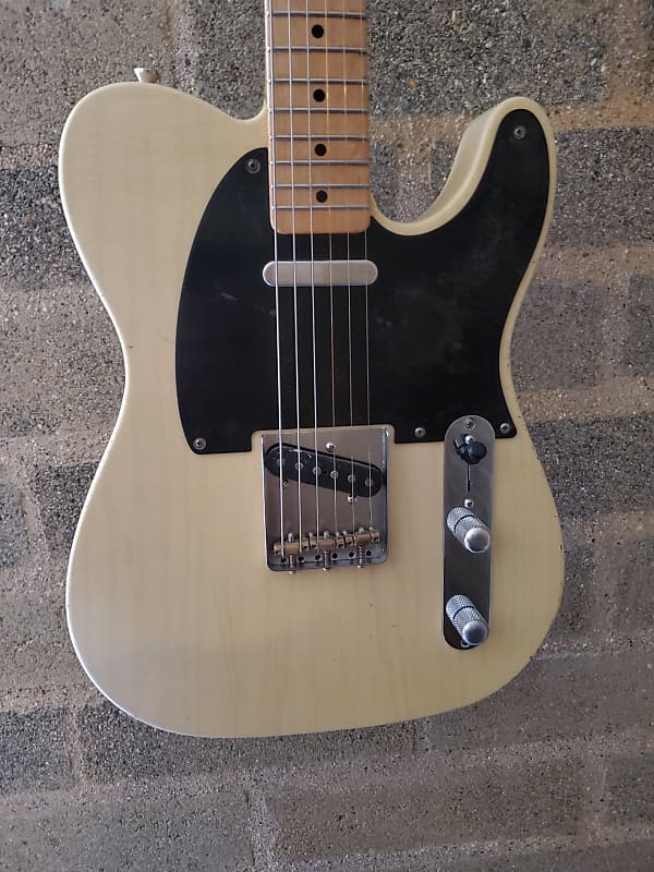 Mario Martin Model T Telecaster Blonde Nitrocellulose Reverb