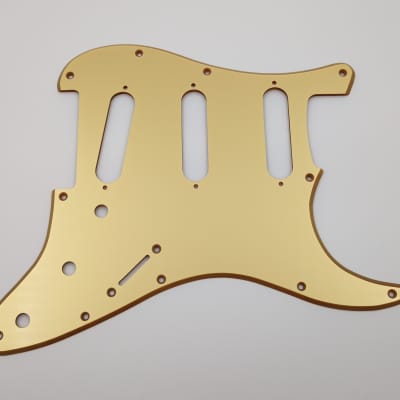 Hole Metallic Gold Acrylic Pickguard For Us Mex Fender Reverb