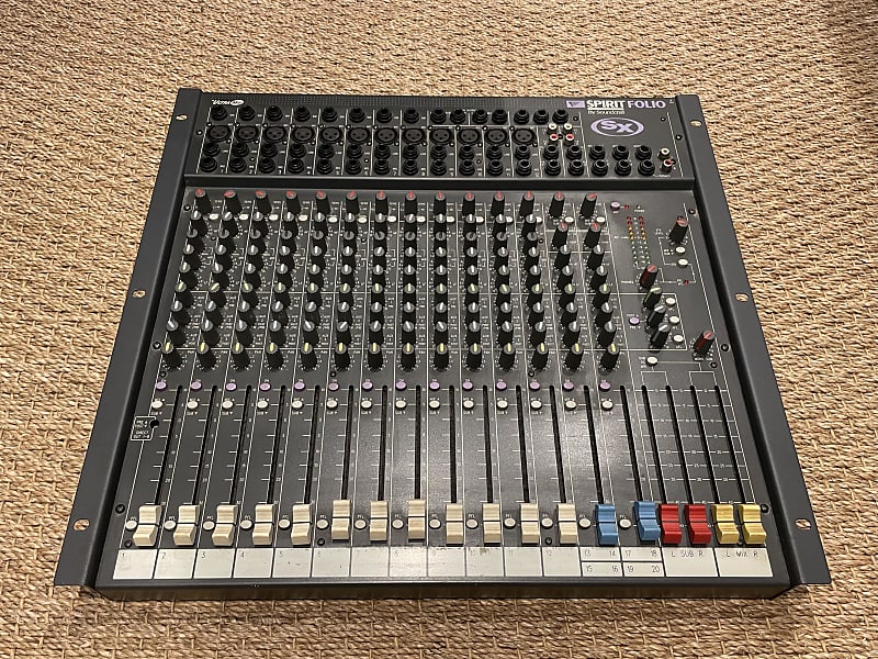 Soundcraft Spirit Folio Sx Channel Mixing Desk With Reverb Uk