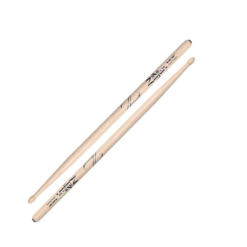 Zildjian Z5BA 5B Anti Vibe Wood Tip Hickory Drumsticks Pair Reverb