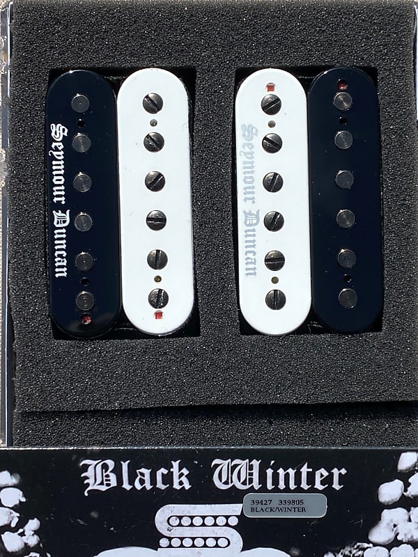 Seymour Duncan Black Winter 6 String Humbucker Pickup Set Reverb