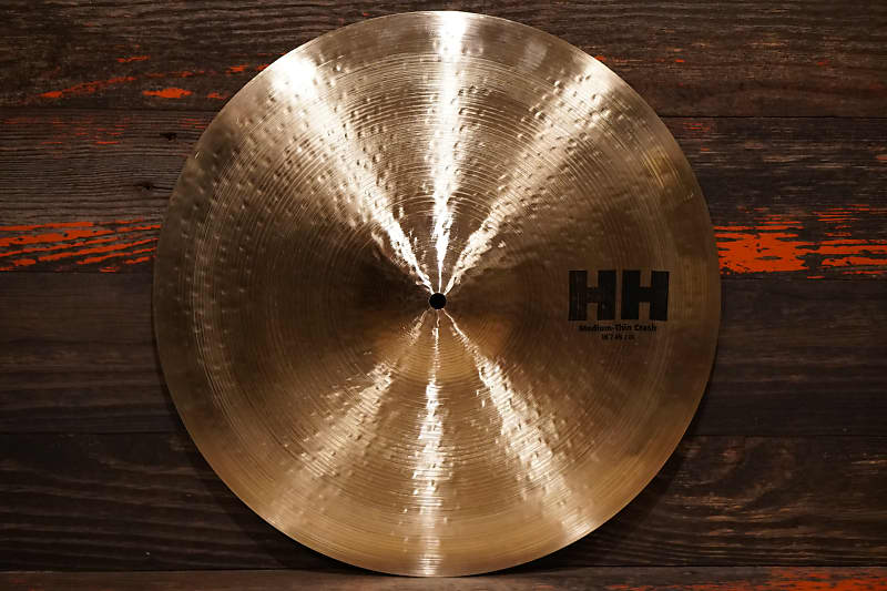 Sabian Hh Medium Thin Crash Cymbal G Reverb