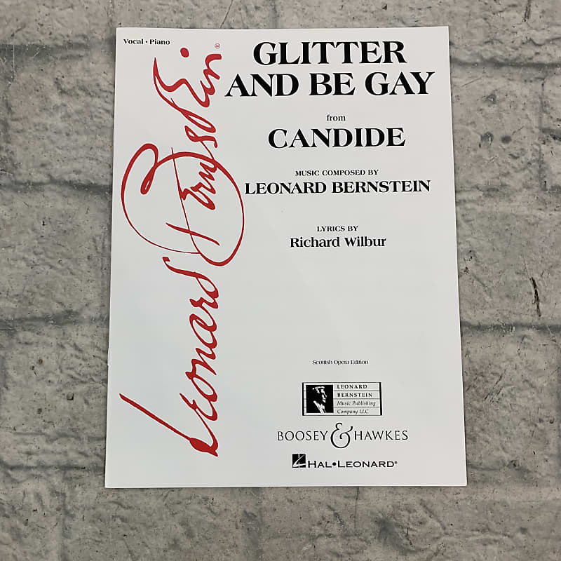 Glitter And Be Gay From Candide Vocal And Piano Reverb