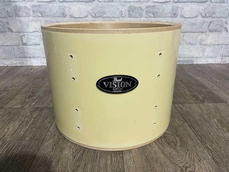 Pearl Vision Birch Tom Drum Shell X Bare Wood Project Reverb