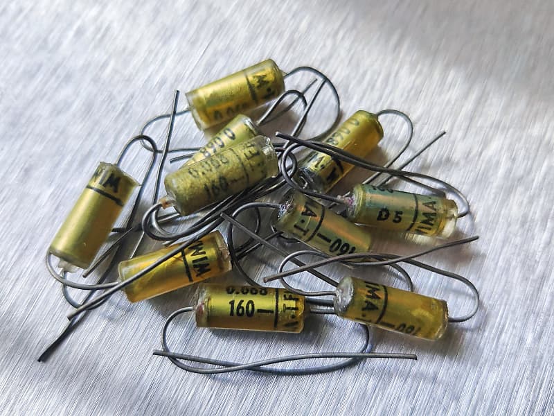 10pcs NOS WIMA TFM 68nF 0 068uF 160V Vinage Foil Capacitors Reverb