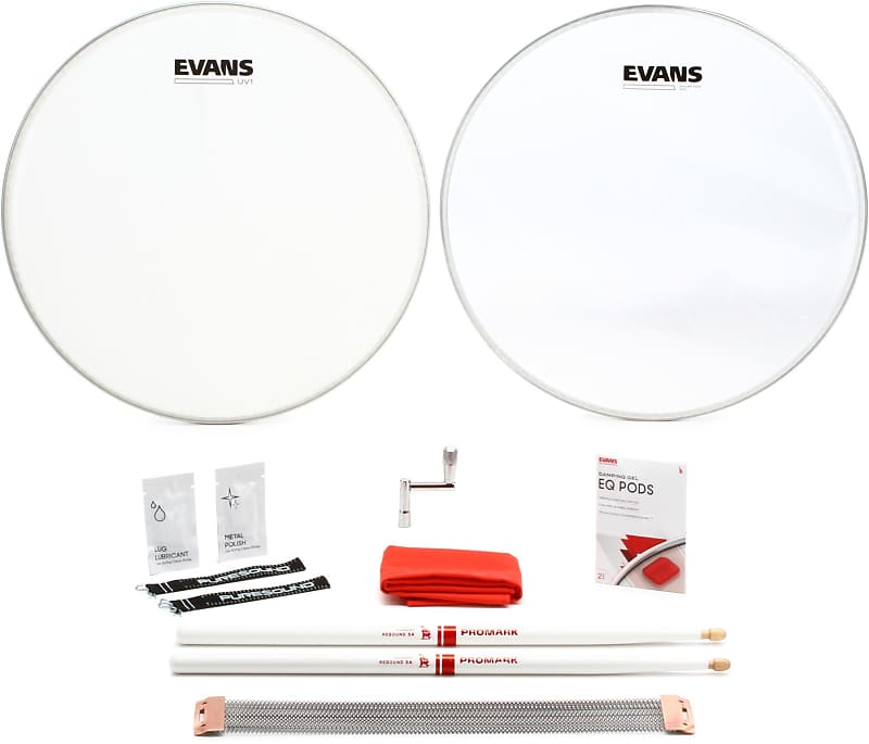 Evans UV1 Snare Tune Up Kit 14 Inch 3 Pack Bundle Reverb