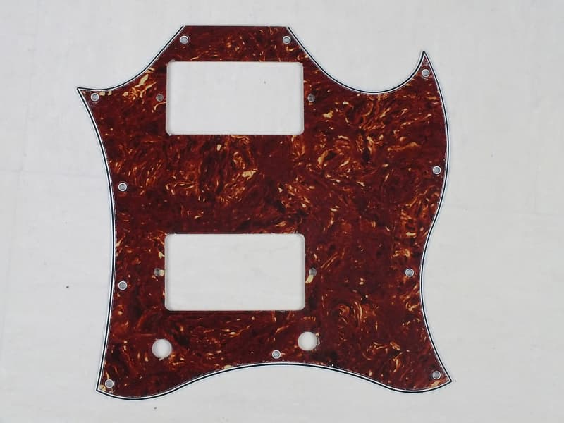 Red Brown Tortoiseshell Scratch Plate Pickguard Full Face To Reverb