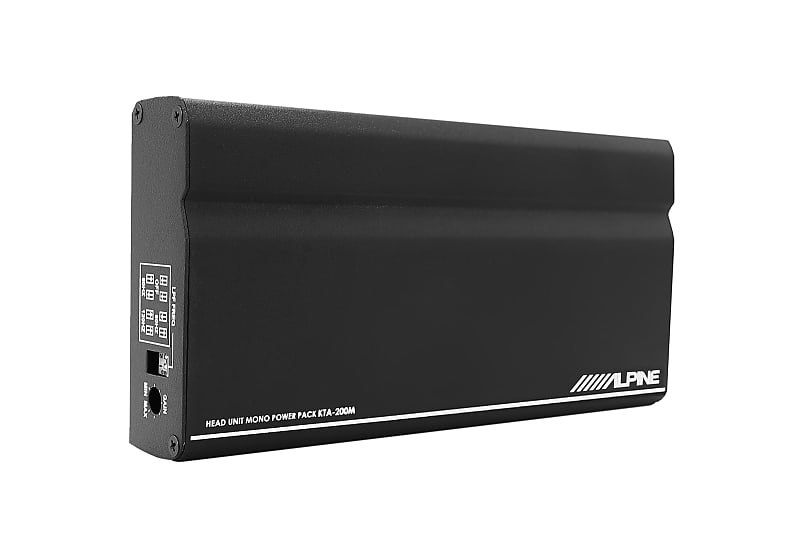 Alpine Kta M Compact Watts Rms Class D Monoblock Power Reverb