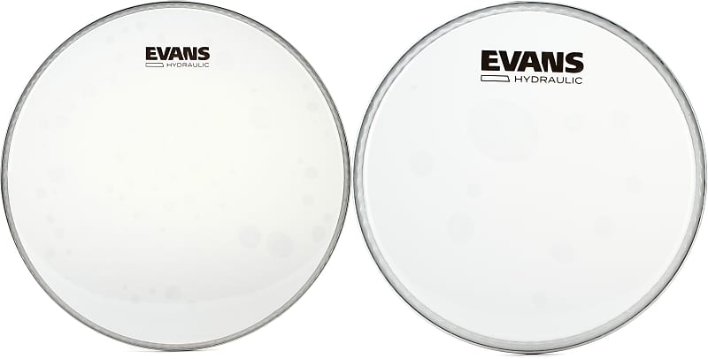 Evans Hydraulic Glass Drumhead 13 Inch Bundle With Evans Reverb