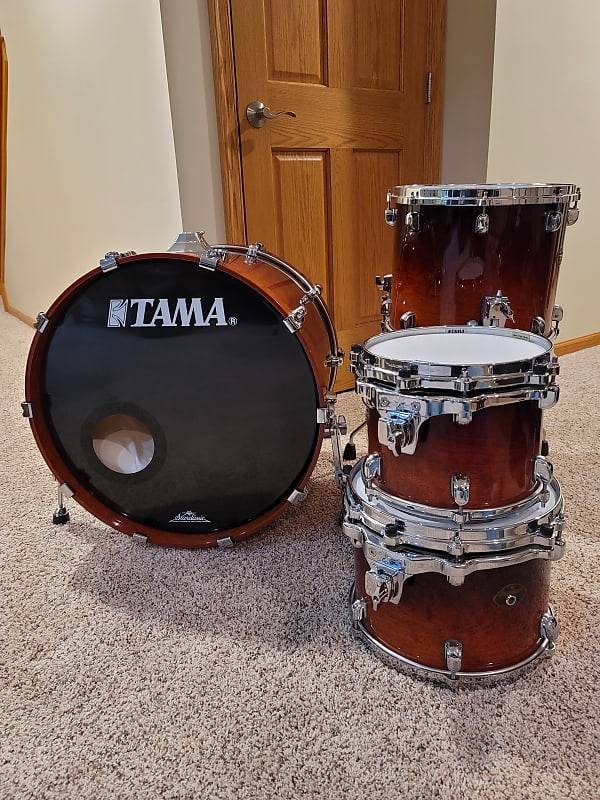 Tama Starclassic Performer Birch Shells In Dark Cherry Fade Reverb