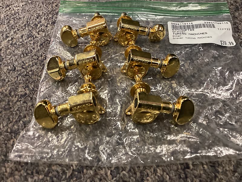 Grover G X Mini Rotomatic Gold Tuning Machines Reverb