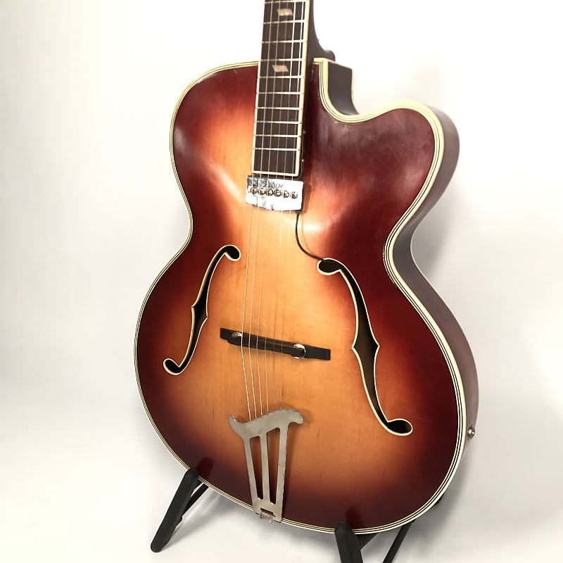 Musima Archtop Guitar 50s With Ideal Pickup Vintage German Reverb