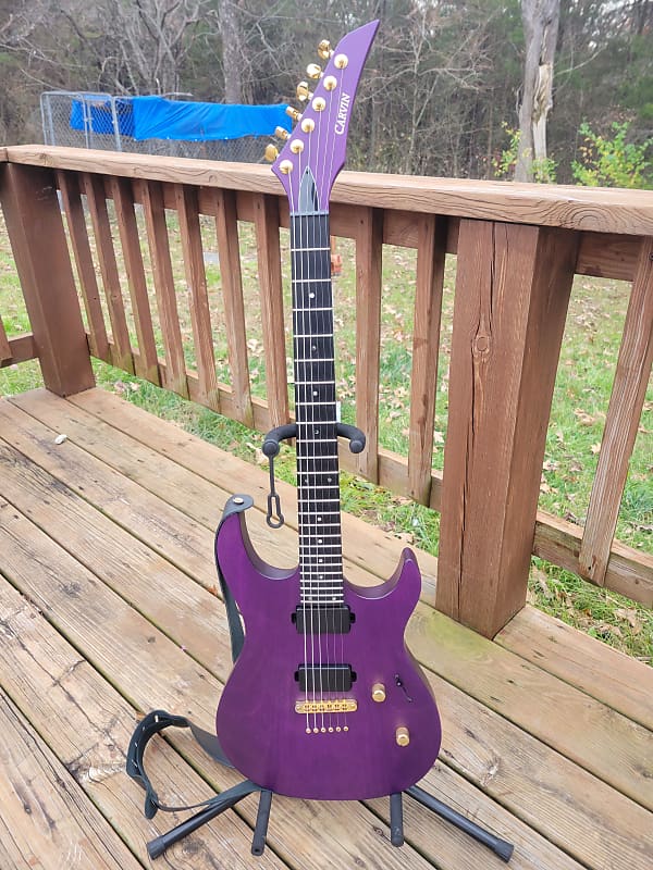 Carvin Kiesel DC600 Mid 2010s Translucent Purple Reverb