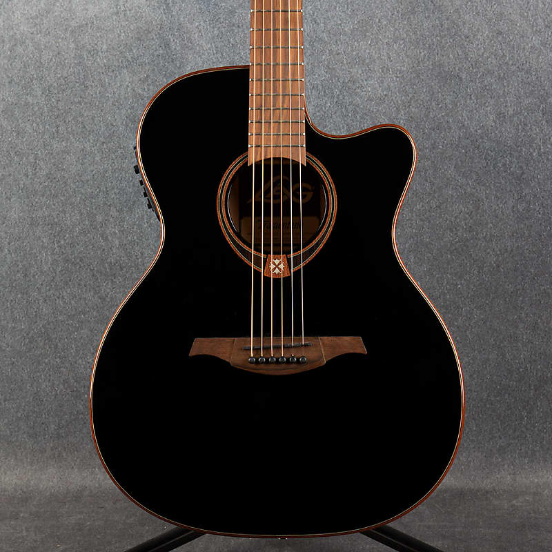 LAG Tramontane T118 ACE Tramontane Electro Acoustic Black Reverb