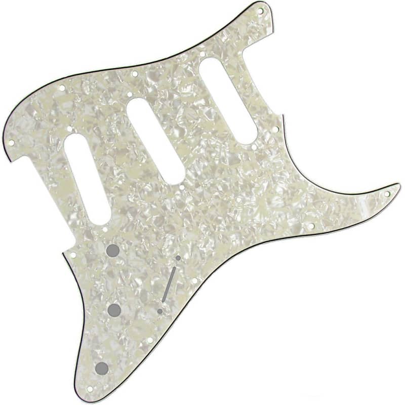 Stratocaster Strat Humbucker Sss Ply Pickguard Holes Reverb