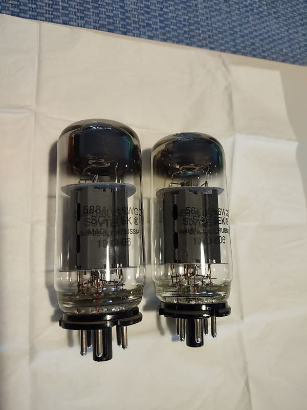 Sovtek 5881 6L6WGC Matched Pair 2019 Reverb