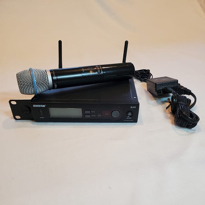 Shure Slx Beta A Wireless Handheld Microphone System H Reverb