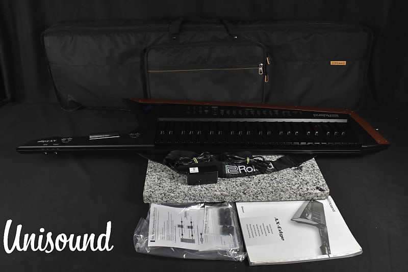 Roland AX Edge B Synthesizer Keytar W Soft Case In Excellent Reverb