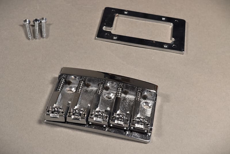 Schaller String Bass Bridge Chrome Reverb