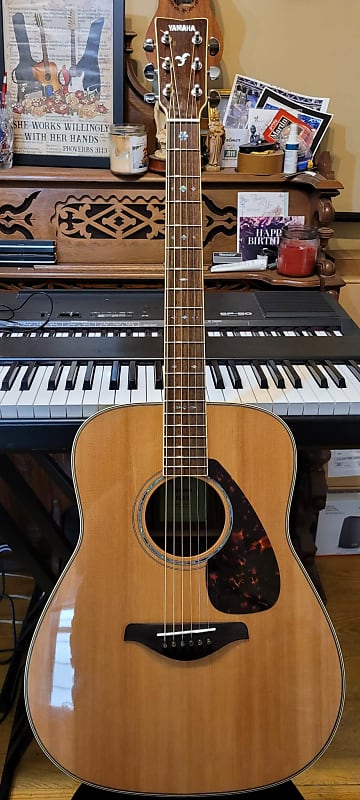 Yamaha Fg Solid Spruce Top Rosewood Back And Sides Reverb