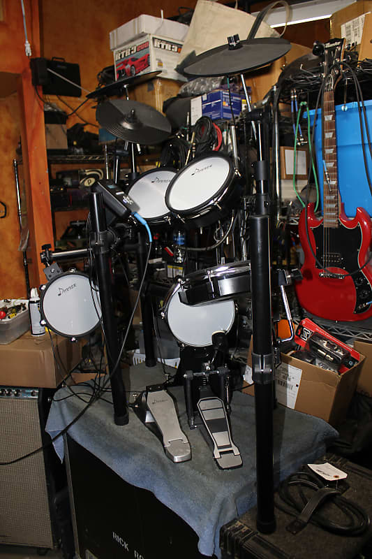 Donner DED 200 Electronic Drum Set With Mesh Heads Reverb