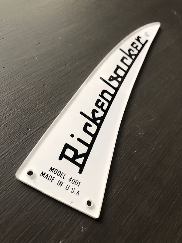 Vintage Rickenbacker Bass Plexi Truss Rod Cover Reverb